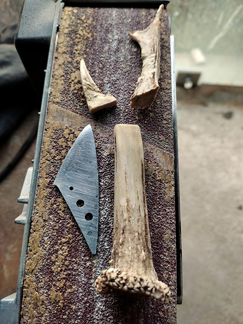 scalpel corne de chevreuil